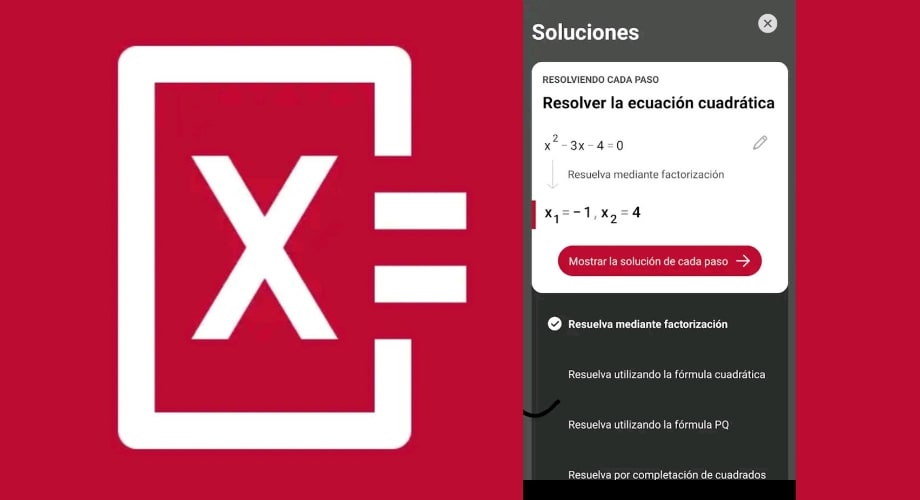 Aplicación Photomath para resolución de problemas matemáticos